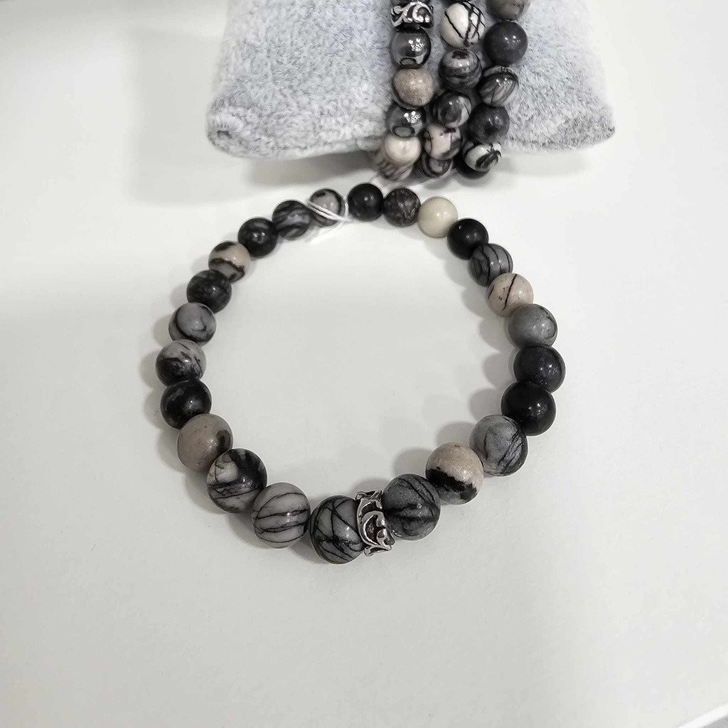 Bracelet Homme en Netstone