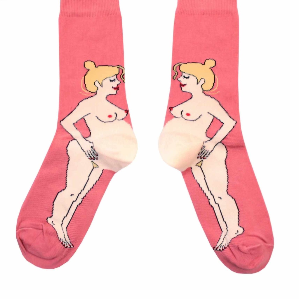 Coucou Suzette - Chaussettes femme enceinte blonde