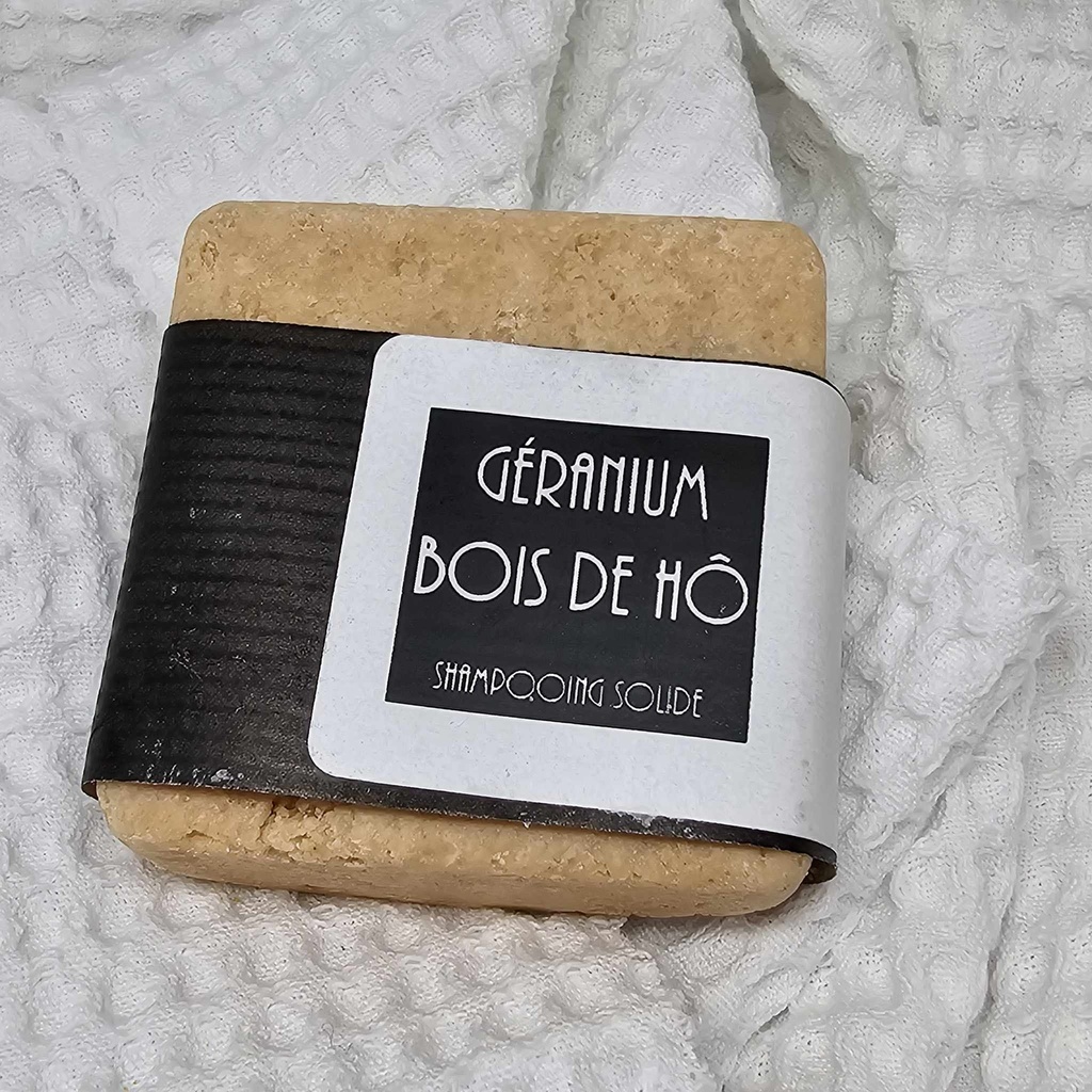 Géranium Bois de Hô shampooing solide