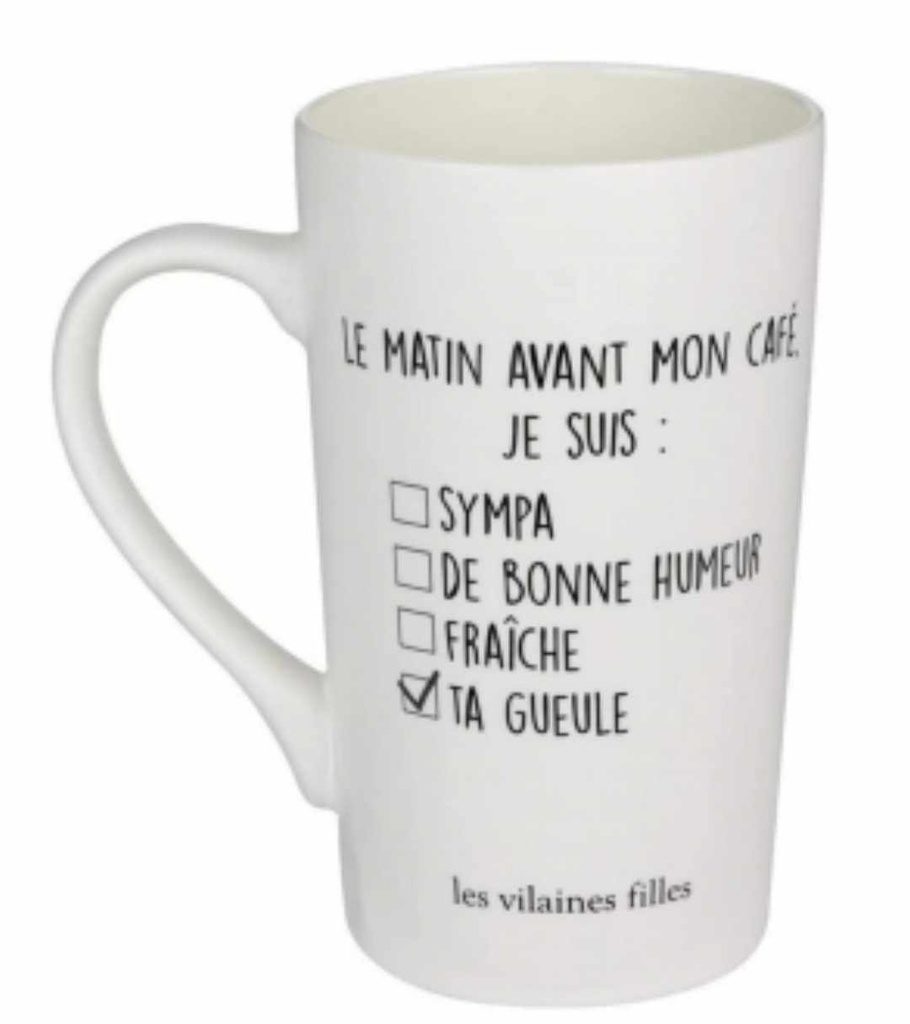 Les vilaines filles - mug XL le matin