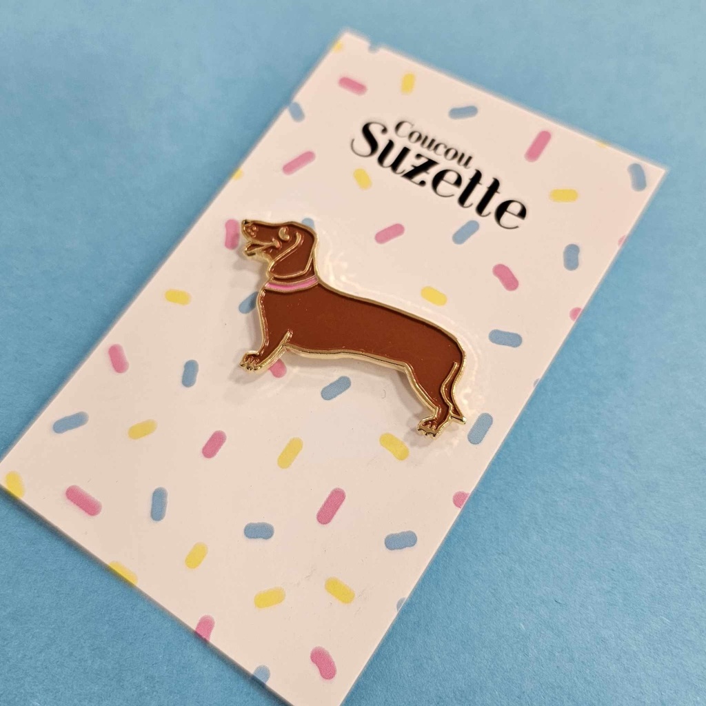 Coucou Suzette - Pin's Teckel