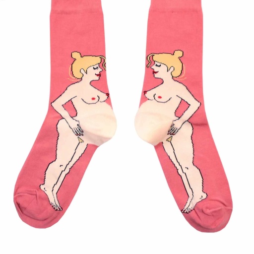 Coucou Suzette - Chaussettes femme enceinte blonde