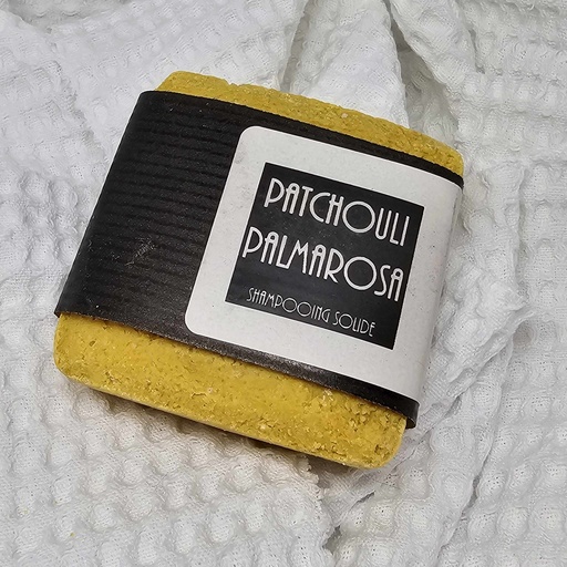 Patchouli Palmarosa shampooing solide