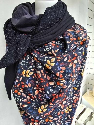 Les bobines d'Eline - Foulard triangle 05