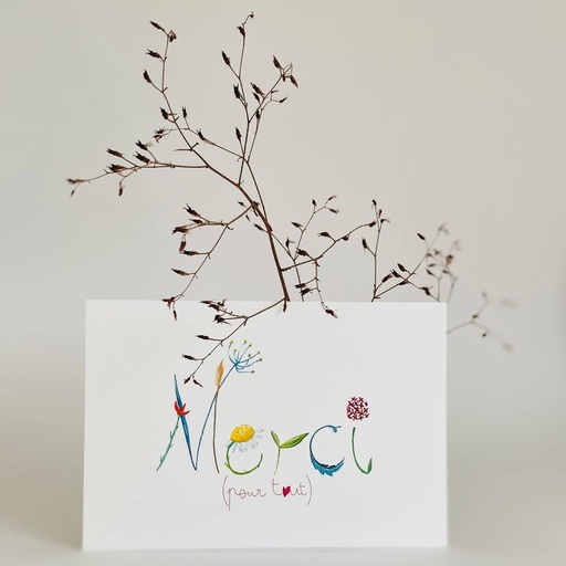 Mam'zelle Maxime - Carte "Merci"